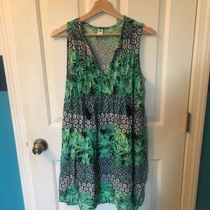 Tropical Dress, Large, Old Navy, Worn Once